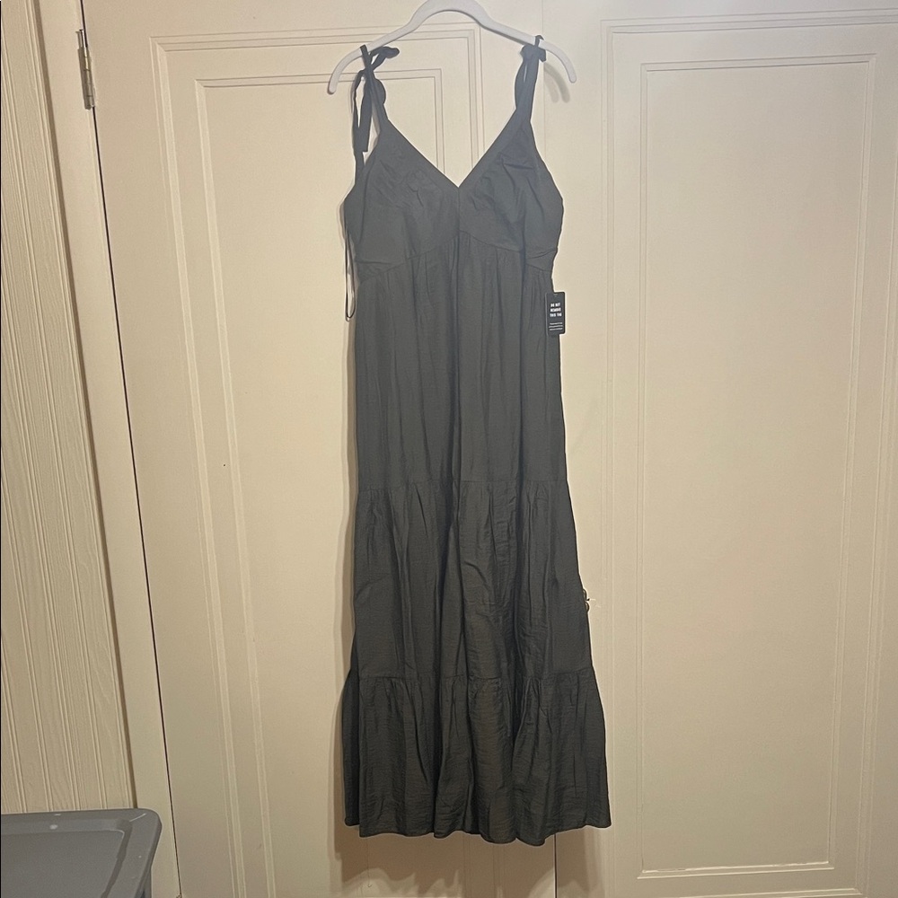 Express olive green Sleeveless Dress